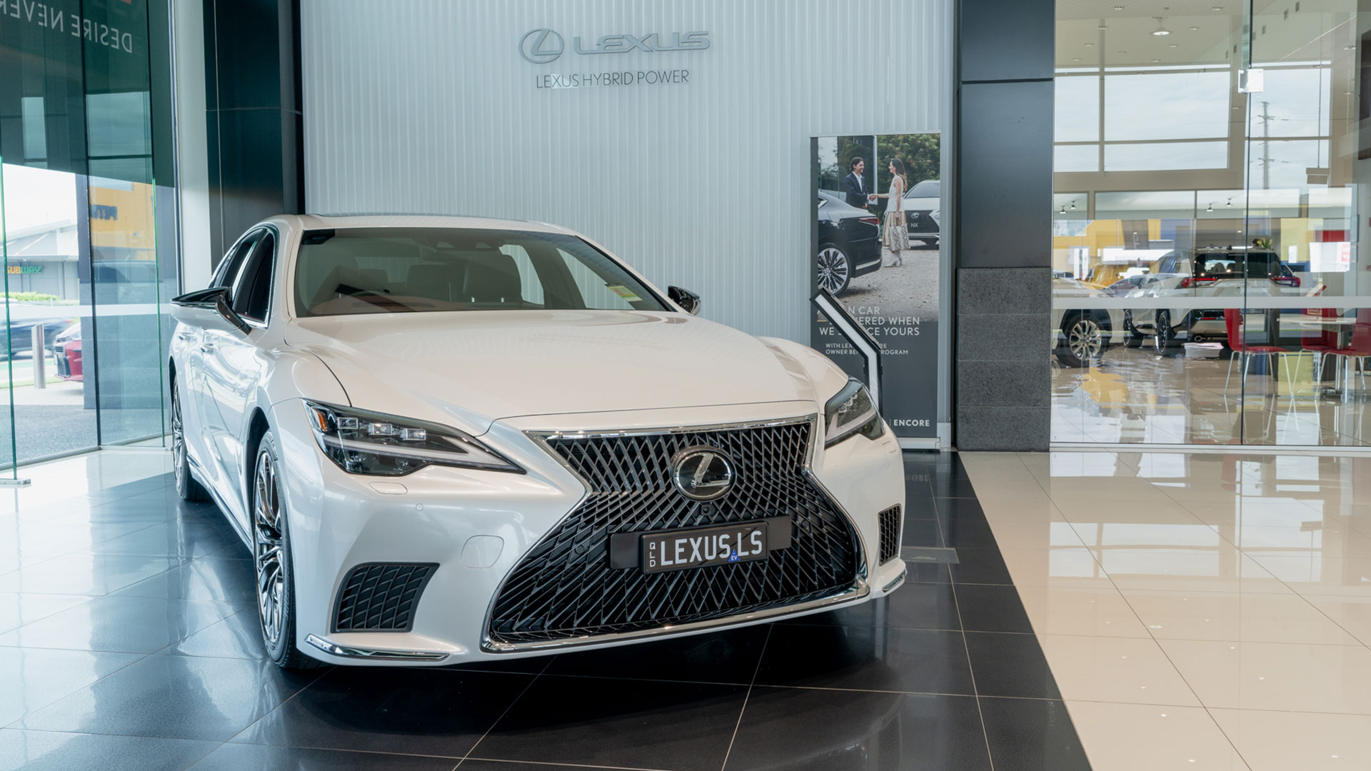 Lexus LS at the Lexus of Townsville dealership
