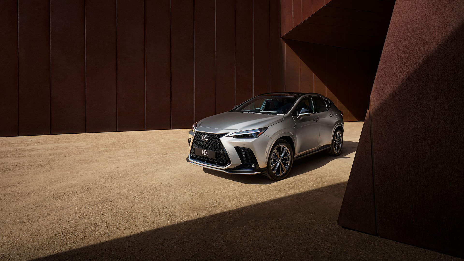 Silver Lexus NX