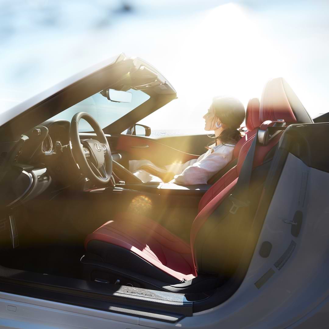 Lexus LC Convertible interior