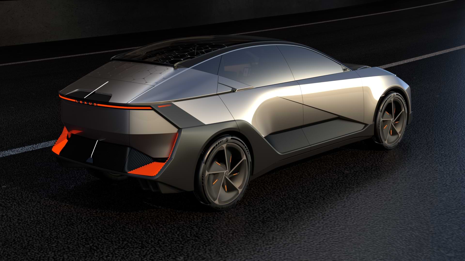 Top side view of a car.