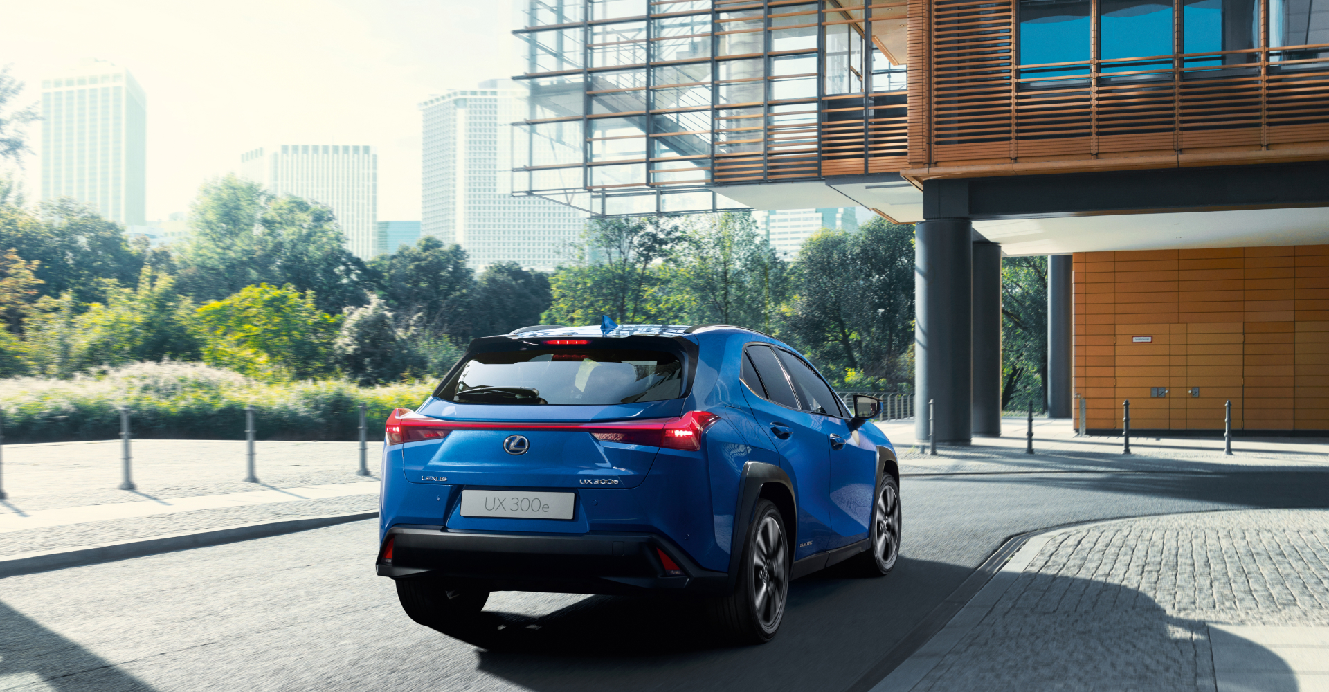 Lexus UX EV rear view